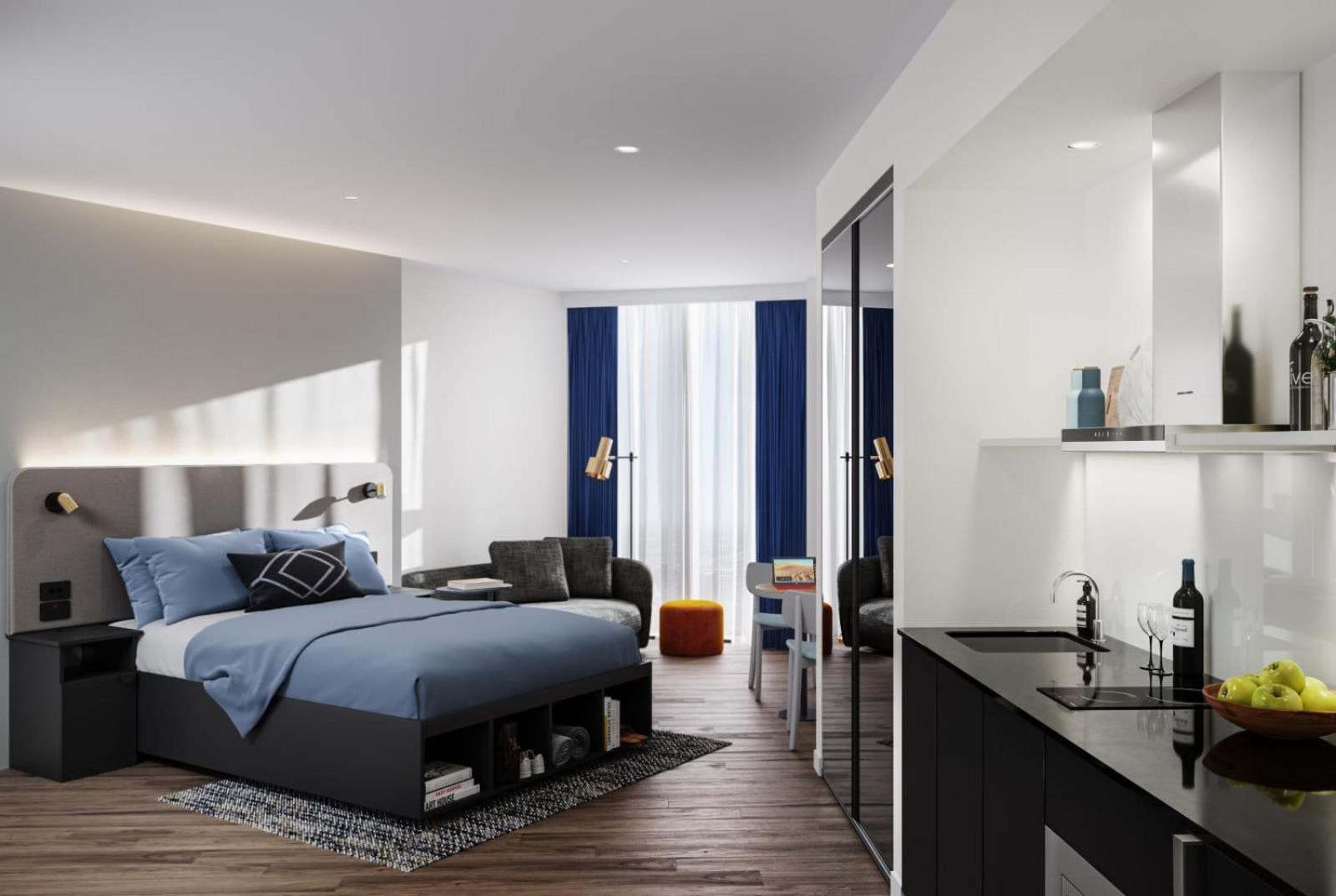 Studio Apartments At Aurora Near Melbourne Port Buitenkant foto